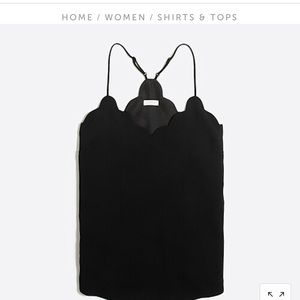 J. Crew scalloped cami - NWOT